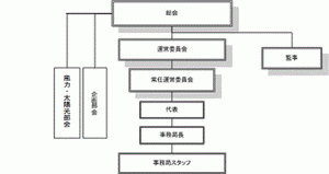 自然エネルギー市民の会の組織図